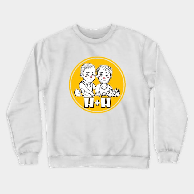 Him and Him Cartoons! Crewneck Sweatshirt by HimandHim